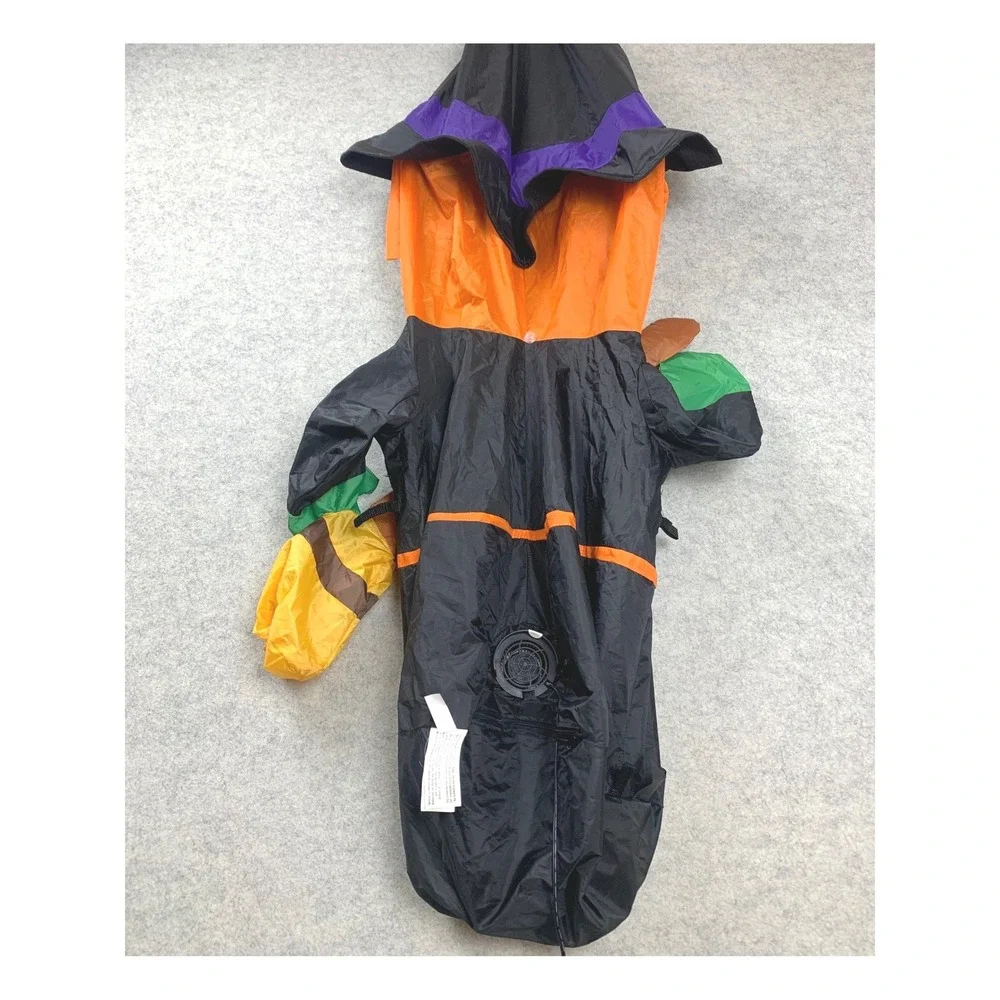 Halloween Inflatable Green Witch 4ft Blow Up Yard Decoration Outdoor Lights Prop